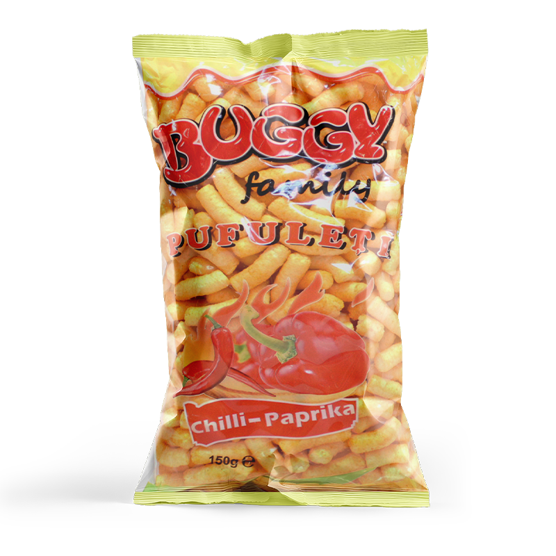 Buggy Maisgebäck Family Pufuleti Chili Paprika 150g