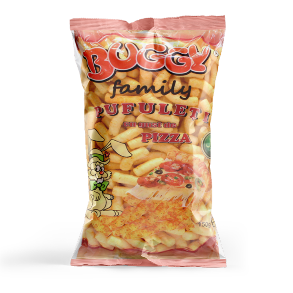 Buggy Maisgebäck Family Pufuleti Pizza 150g