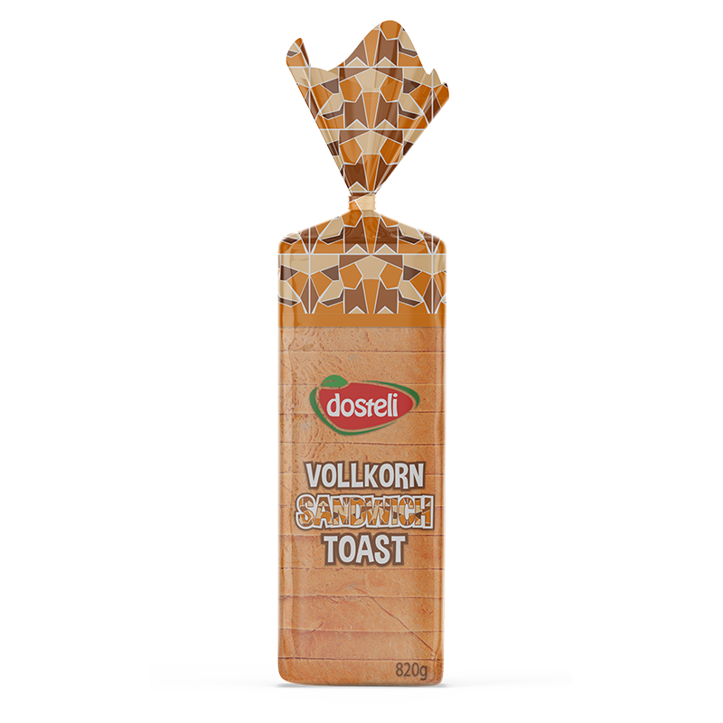 Dosteli Vollkorn Sandwich Toast 820g