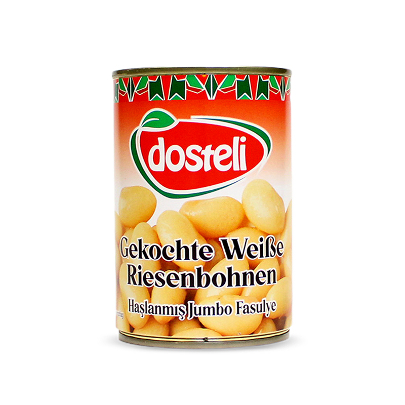Gekochte Wieße Reisenbohnen 400g