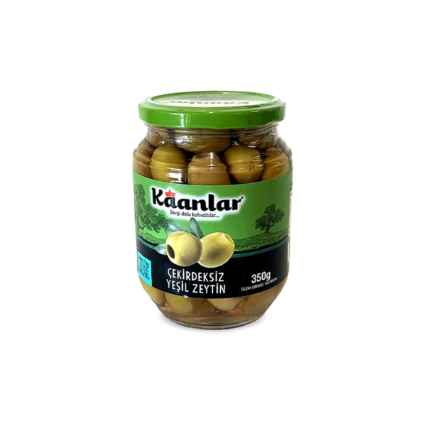 Dosteli Kaanlar Cekirdeksiz Yesil Zeytin 350g