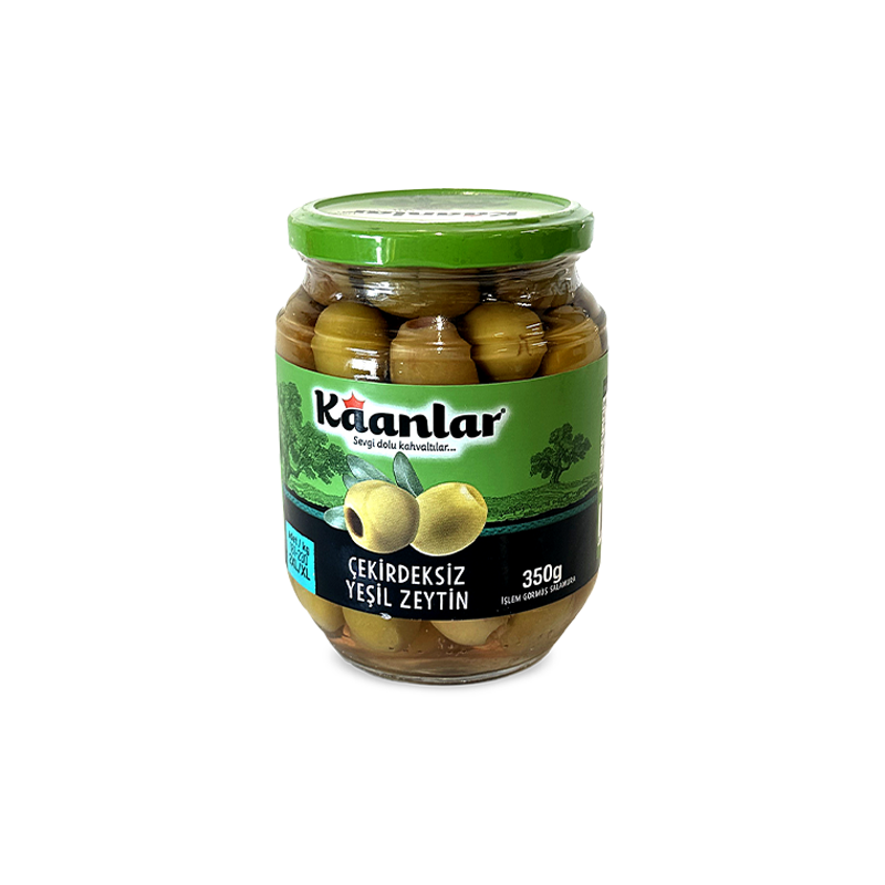 Dosteli Kaanlar Cekirdeksiz Yesil Zeytin 350g