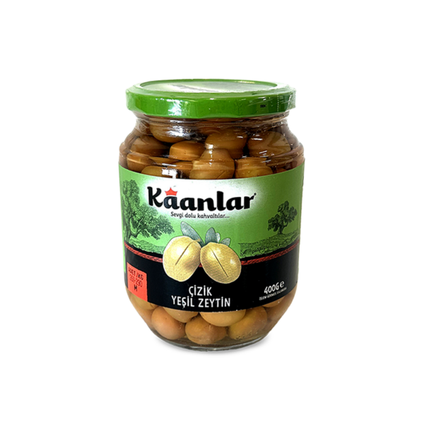 Dosteli Kaanlar Cizik Yesil Zeytin 400g