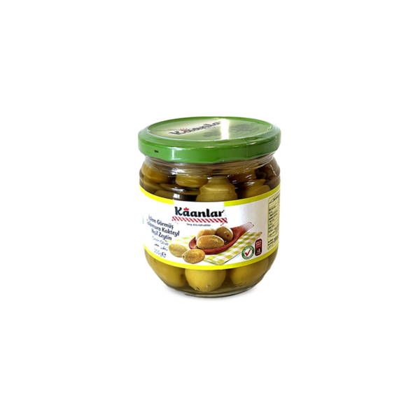 Dosteli Kaanlar Islem Görmus Yesil Zeytin 200g