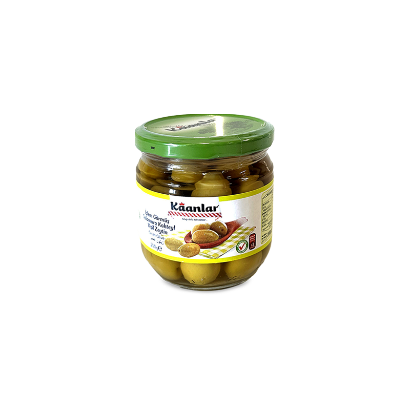 Dosteli Kaanlar Islem Görmus Yesil Zeytin 200g
