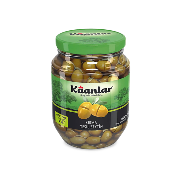 Dosteli Kaanlar Kirma Yesil Zeytin 400g