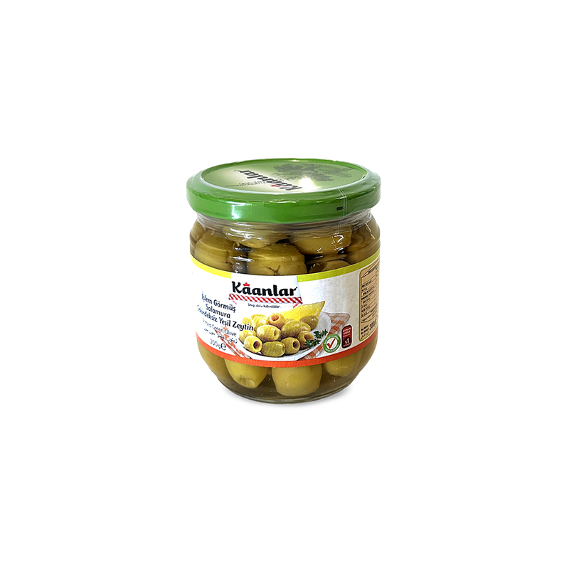 Dosteli Kaanlar Picked Islem Görmus Yesil Zeytin 200g