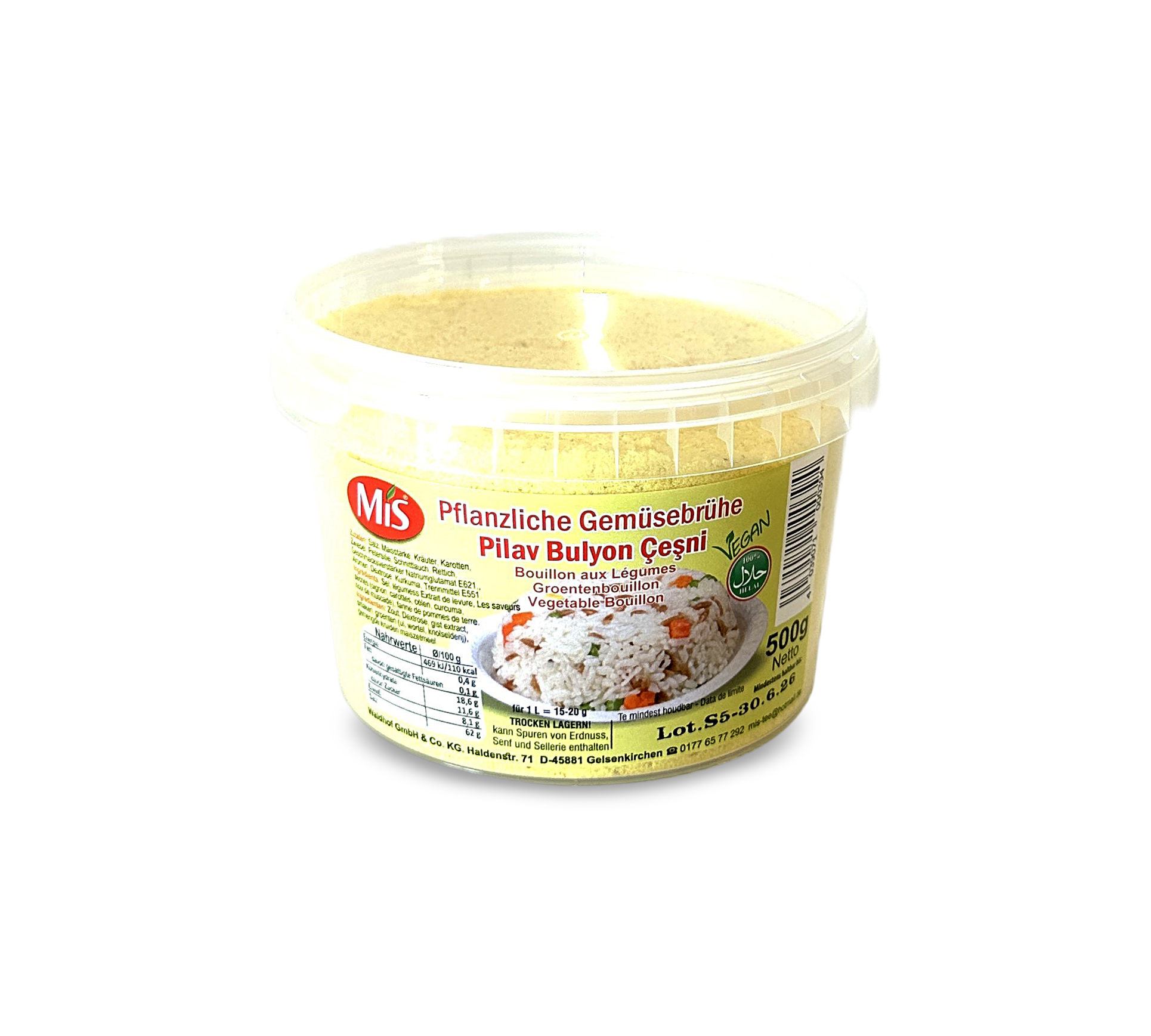 Dosteli Pflanzliche Gemüsebrühe 500g
